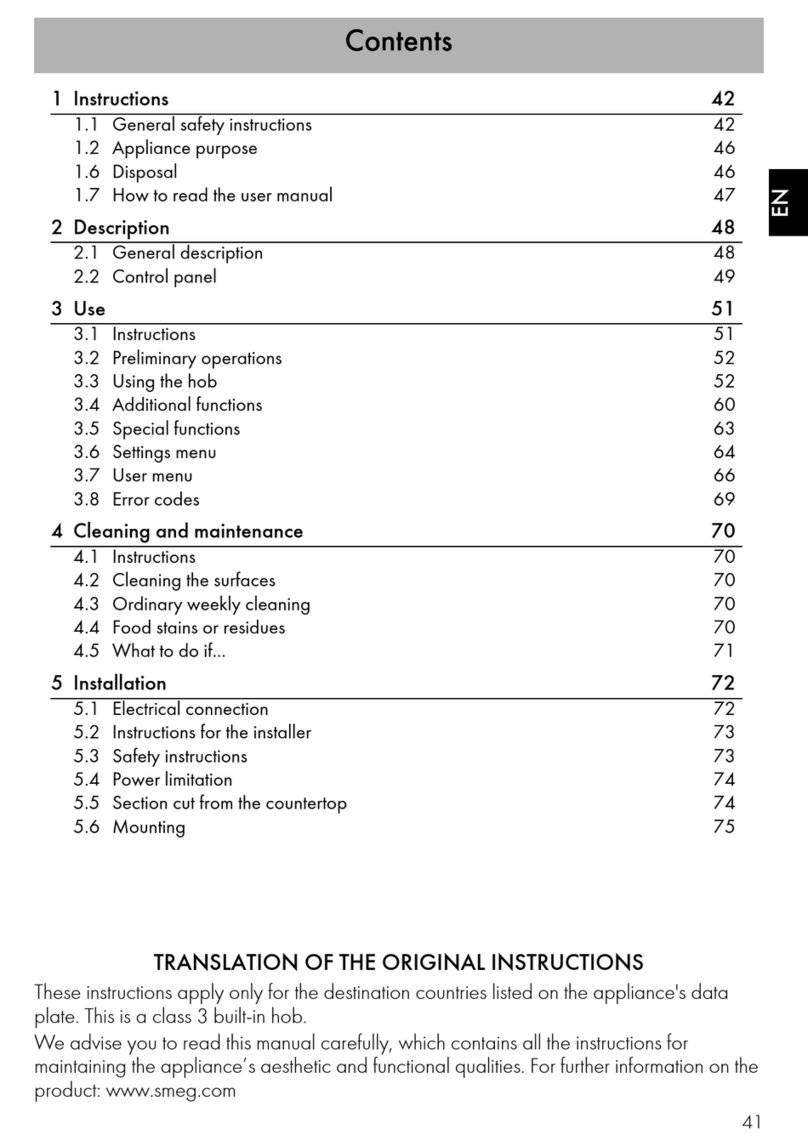 Smeg SI1M4844D Manuel utilisateur
