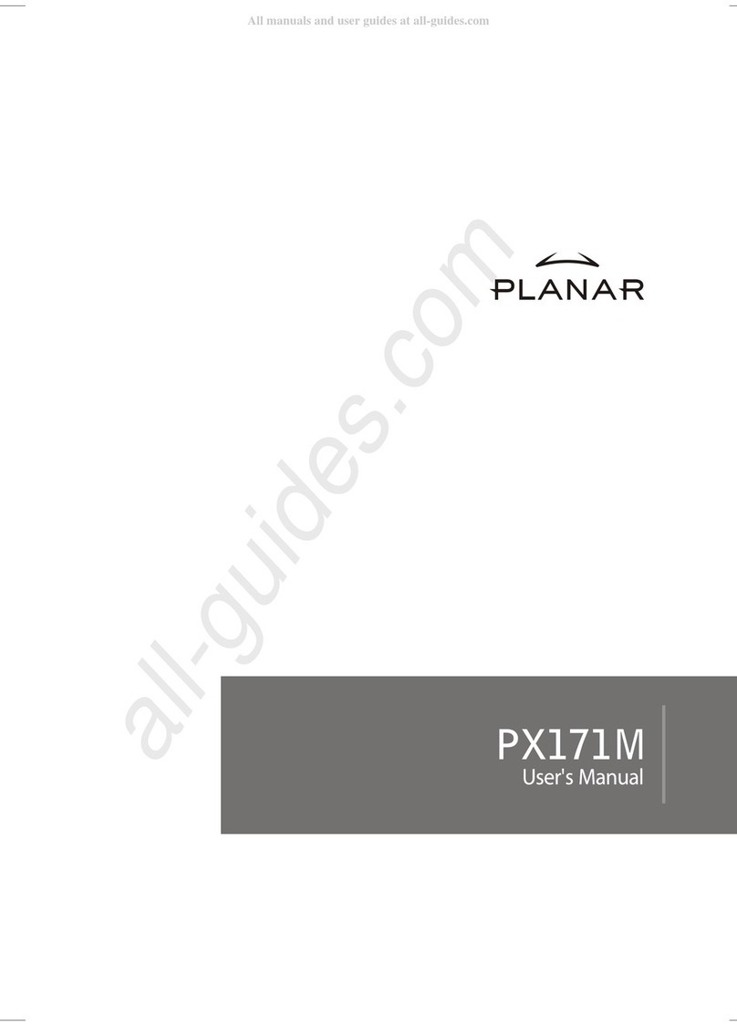 Planar PX171M Manuel utilisateur