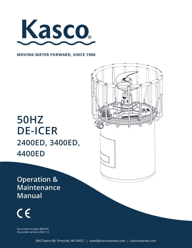 Kasco De-Icer 2400ED Manuel