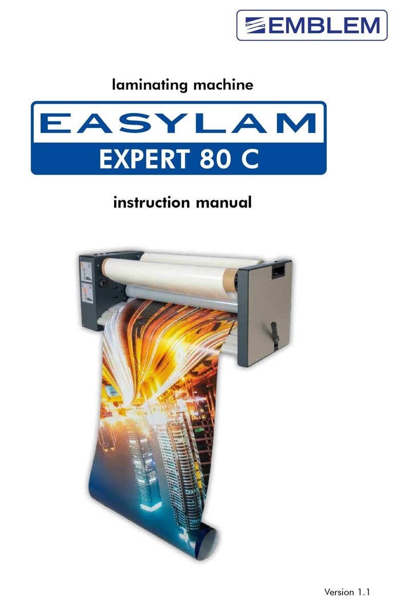 Dataplot EASYLAM EXPERT 80 C Manuel utilisateur