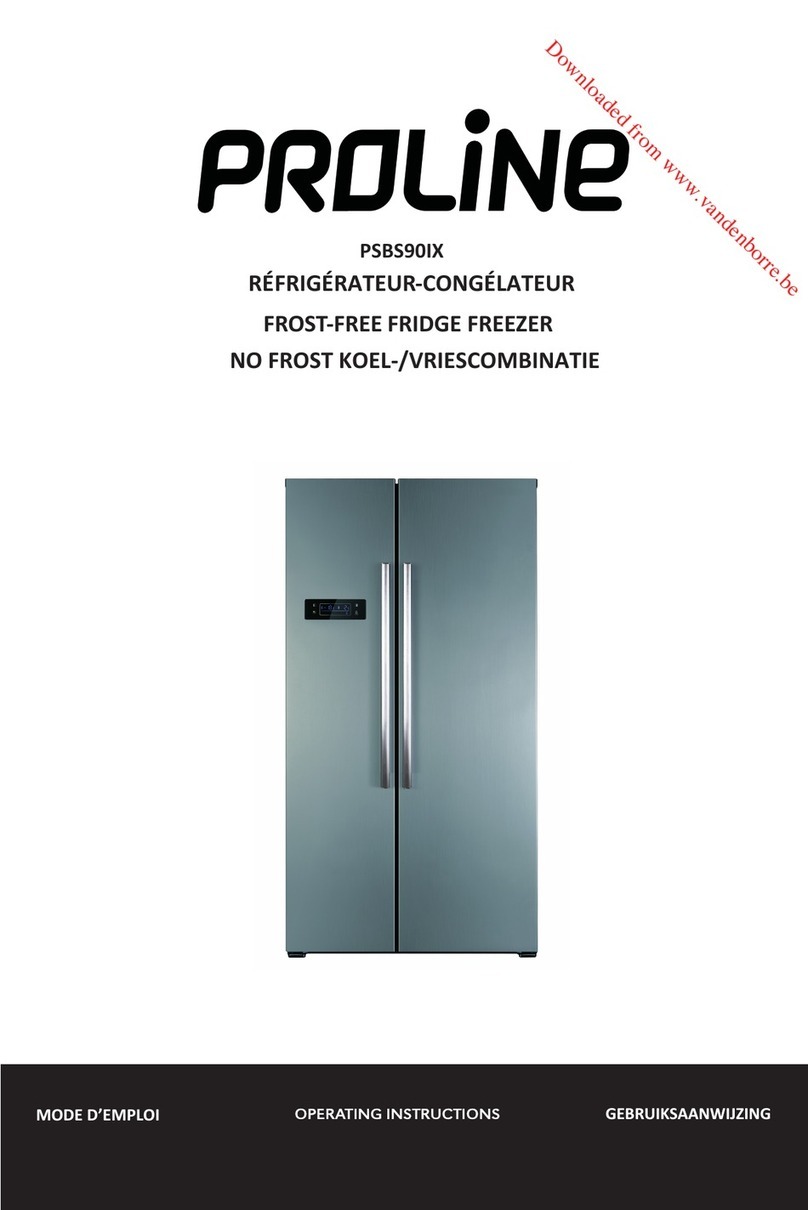 Proline PSBS90IX Manuel utilisateur Proline PSBS90IX Manuel utilisateur