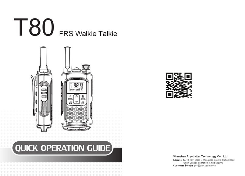 Any-better Technology T80 Guide de l'utilisateur