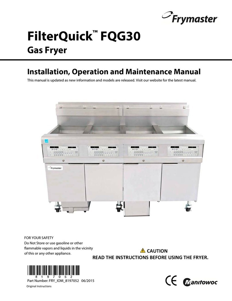 Frymaster FilterQuick 5FQG30U Manuel utilisateur
