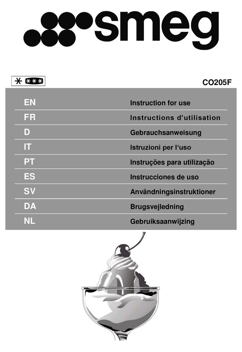 Smeg CO205F Manuel utilisateur