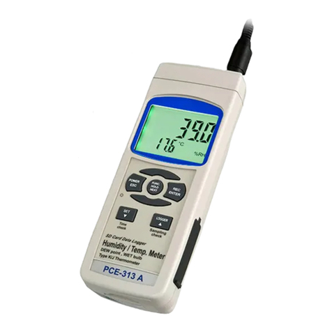 PCE Instruments PCE-313 S Manuel utilisateur