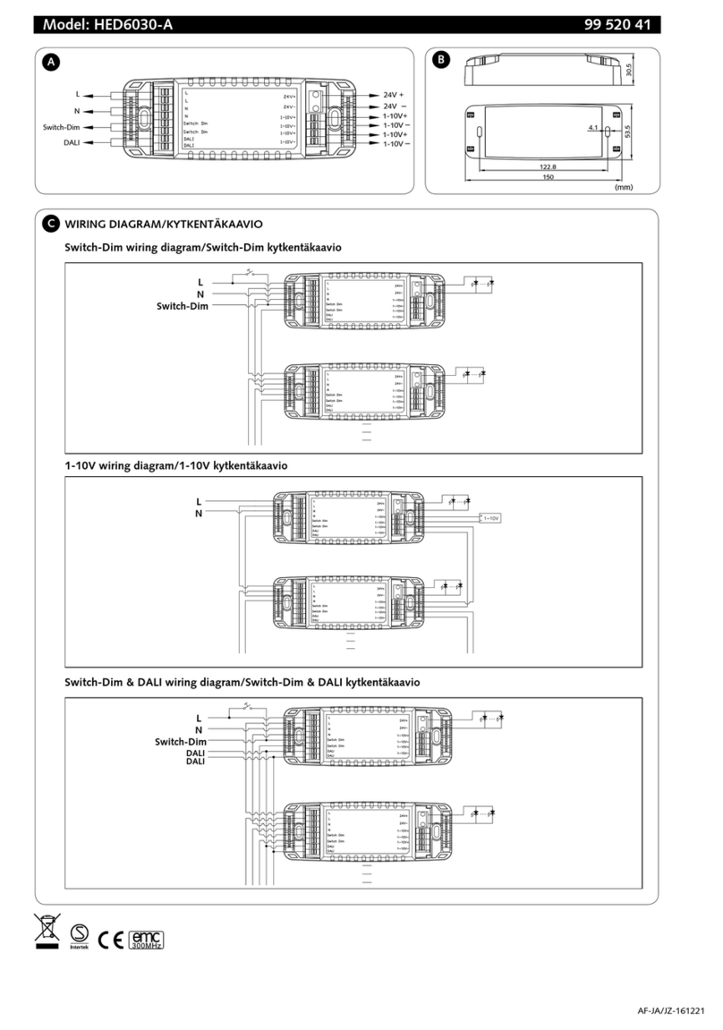 Malmbergs HED6030-A Manuel utilisateur