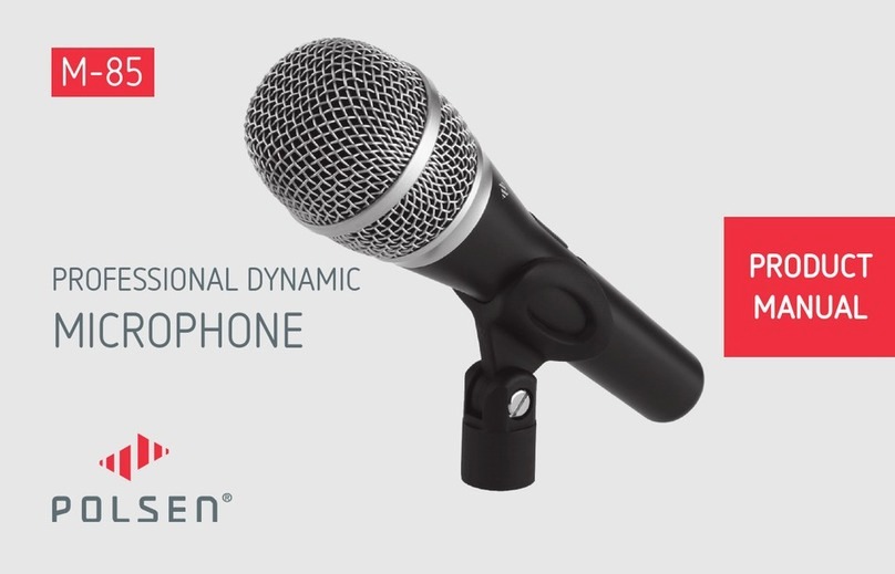 Polsen M-85 Manuel utilisateur