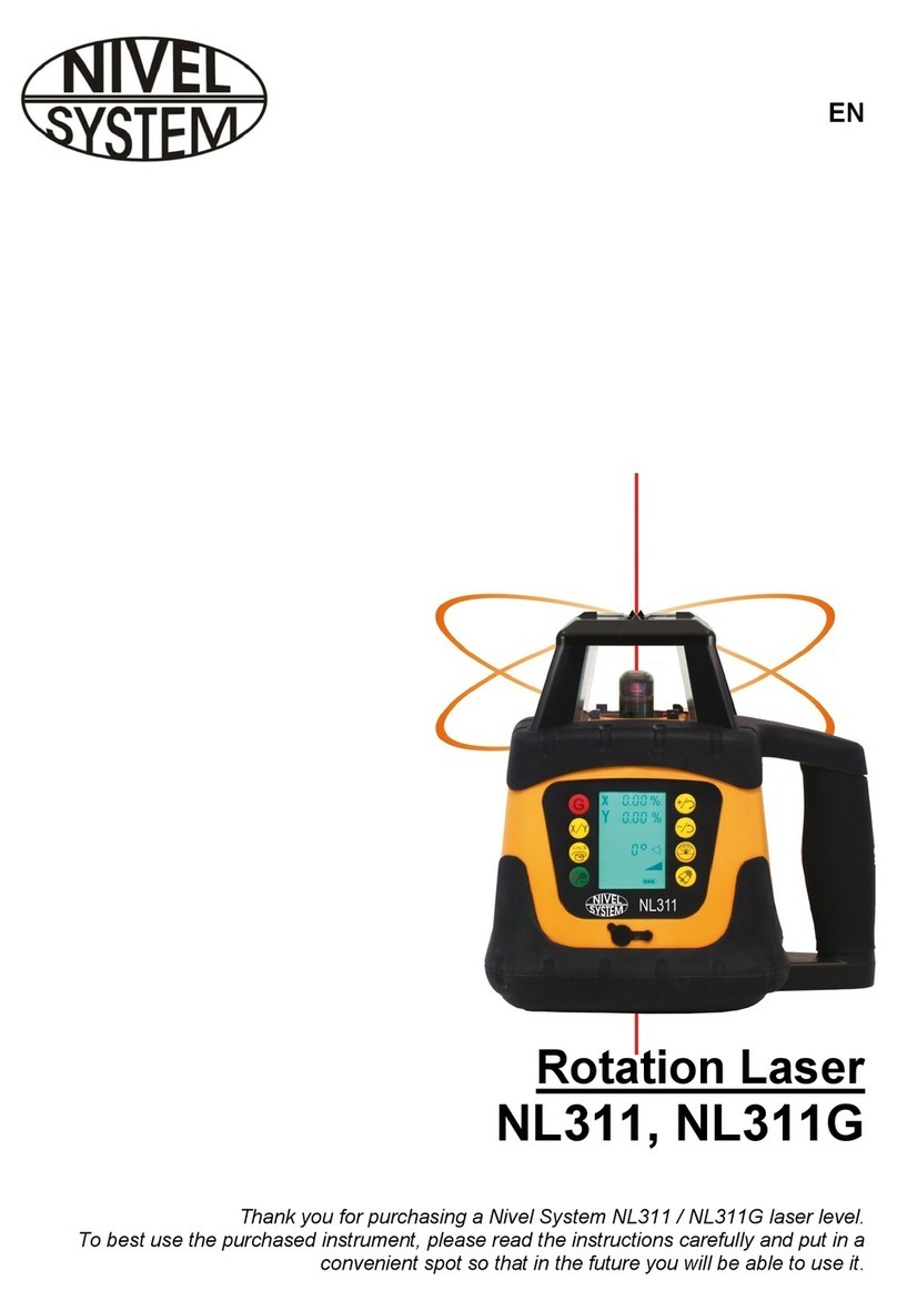 Nivel System NL311 Manuel utilisateur