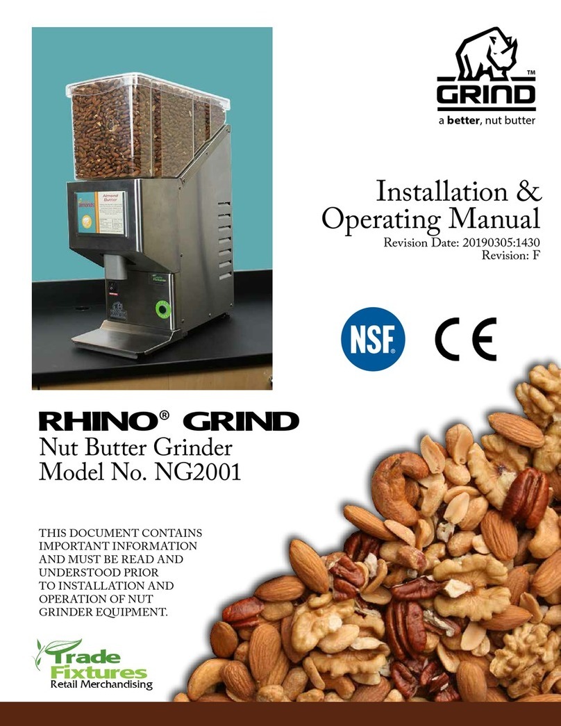 RHINO GRIND NG2001 Instructions d'installation