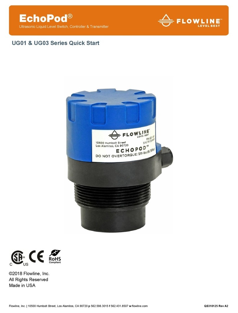 FlowLine EchoPod UG01-03 Manuel utilisateur