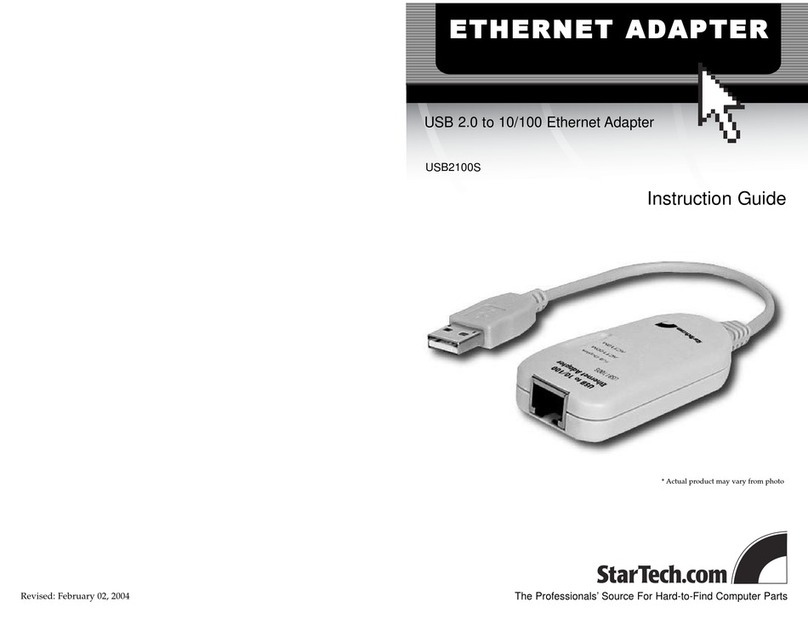 StarTech.com USB2100S Manuel StarTech.com USB2100S Manuel