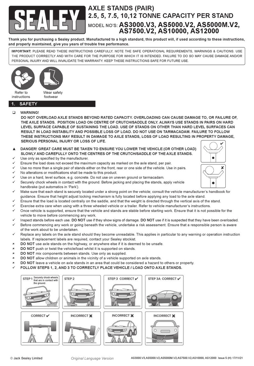 Sealey AS3000 Manuel utilisateur
