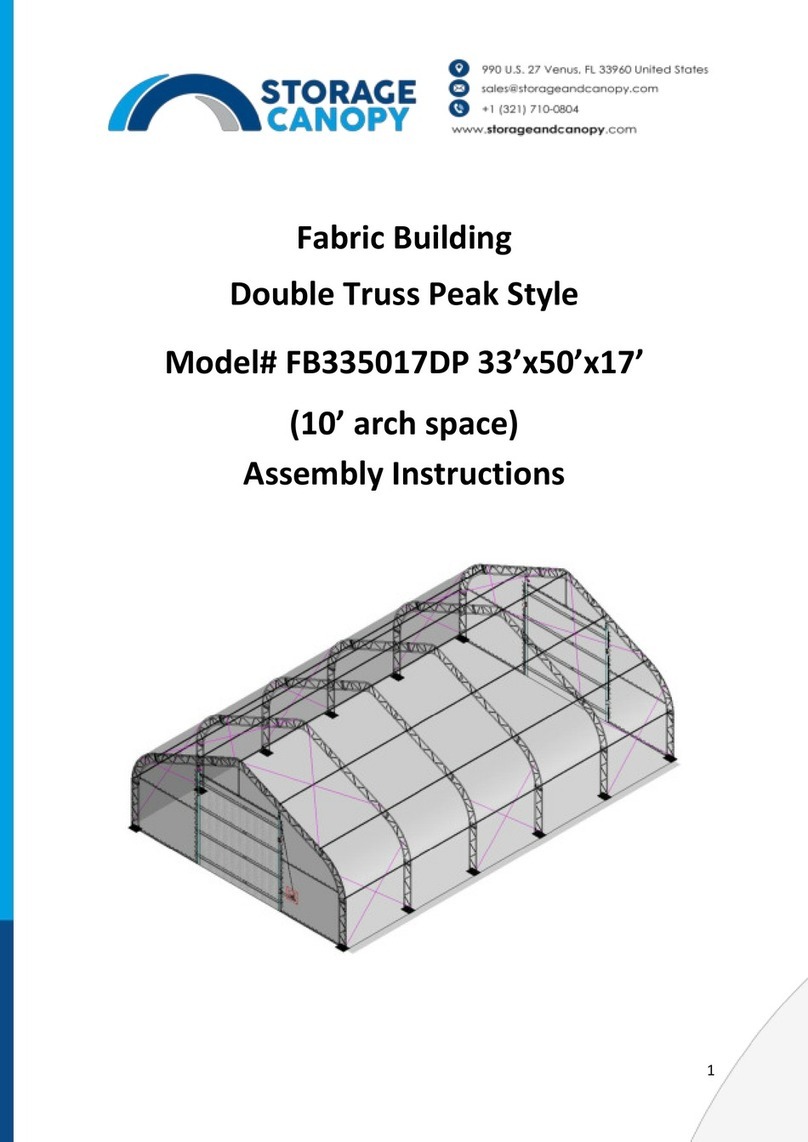 Storage Canopy FB335017DP Manuel utilisateur