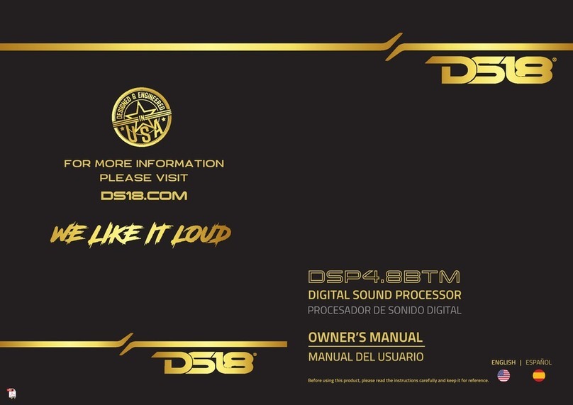 DS18 DSP4.8BTM Manuel utilisateur