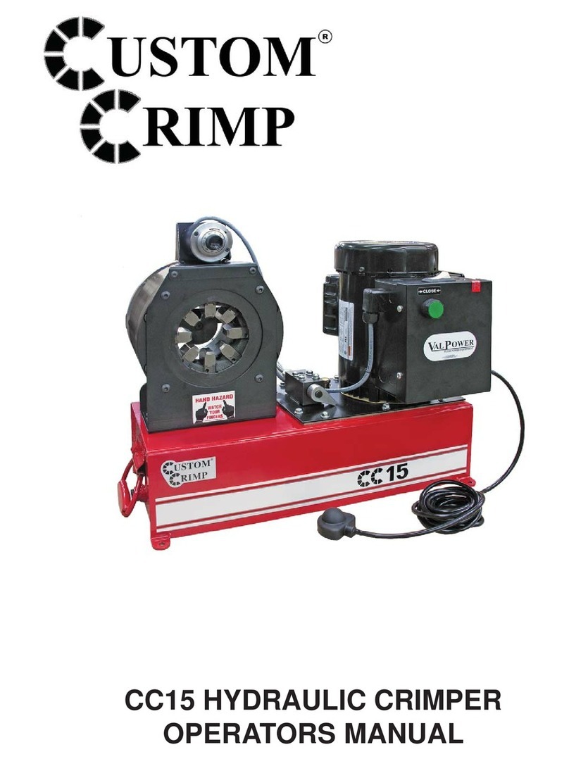 CustomCrimp CC15 Manuel utilisateur