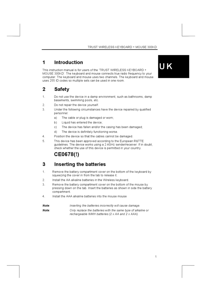 Trust 300KD Manuel utilisateur