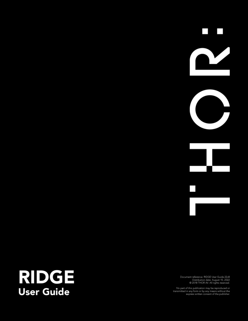 THOR RIDGE Manuel utilisateur
