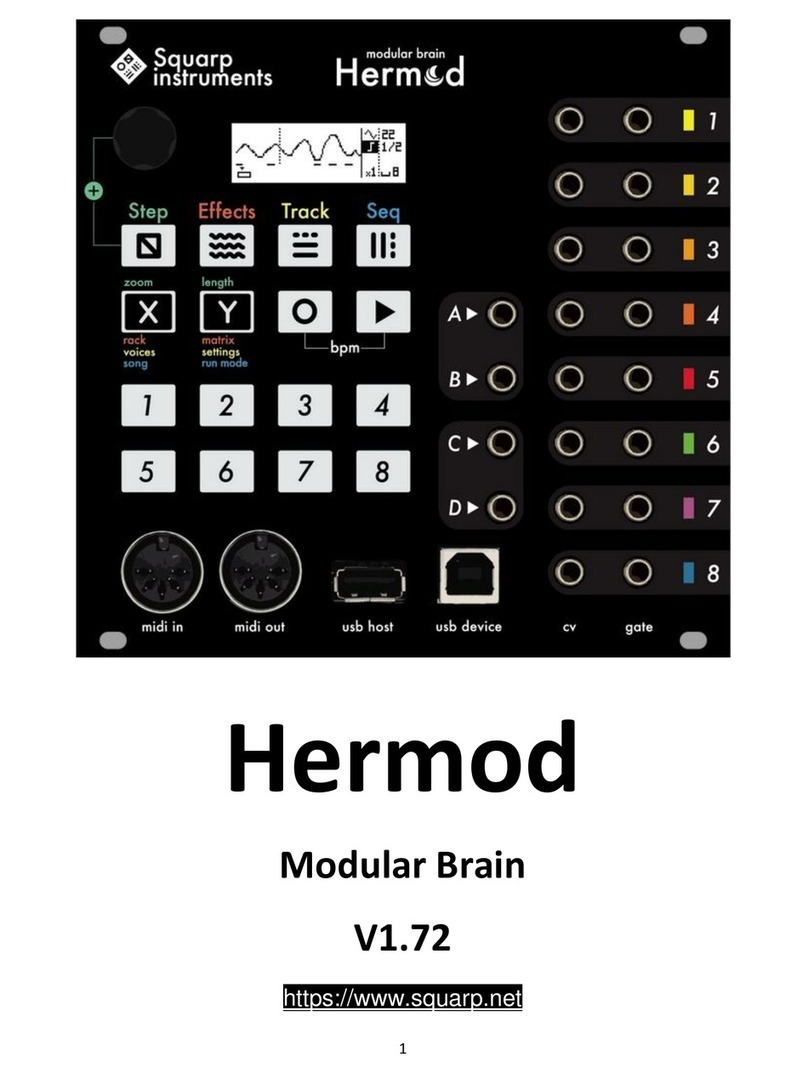 Squarp Instruments Hermod Manuel utilisateur