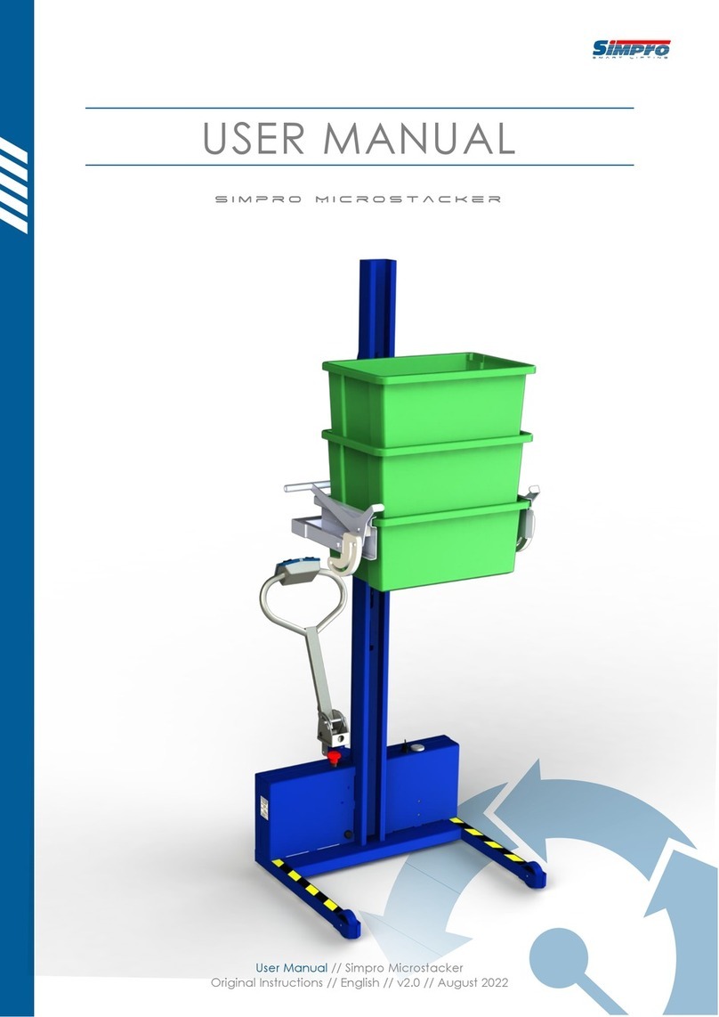 Simpro Microstacker Manuel utilisateur