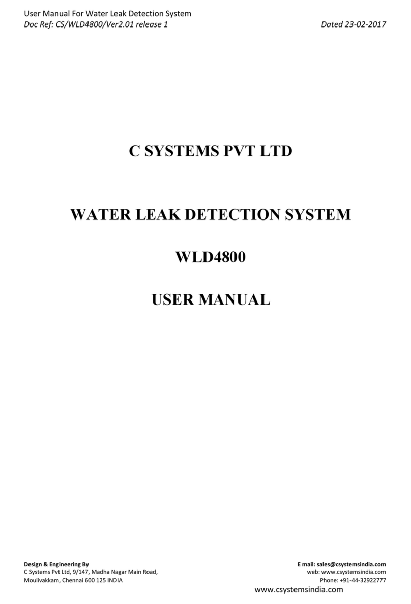 C Systems WLD4800 Manuel utilisateur