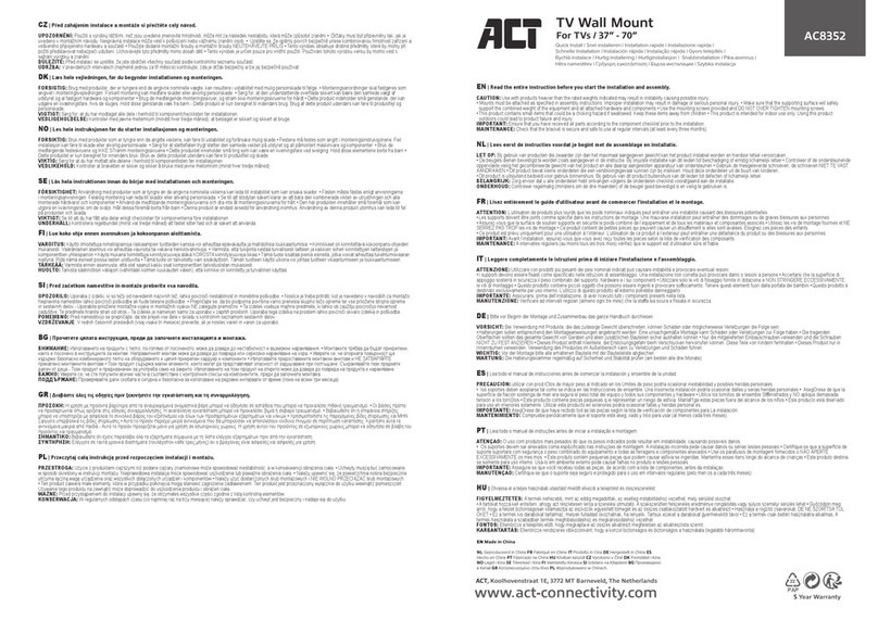 ACT AC8352 Manuel utilisateur