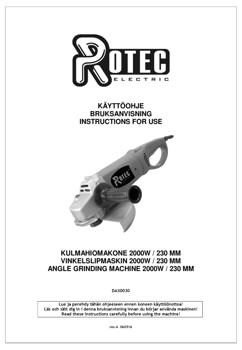 Rotec DAX0030 Manuel utilisateur