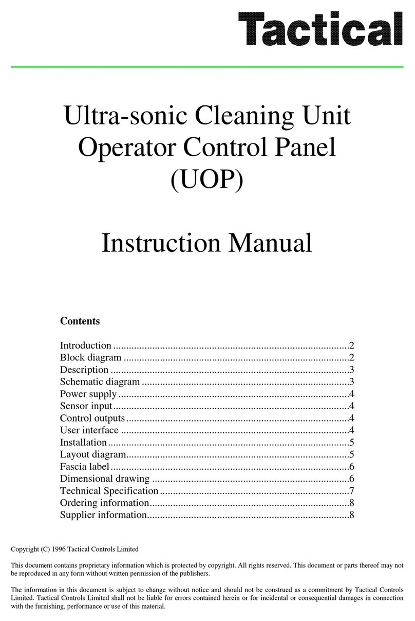 Tactical UOP Manuel utilisateur Tactical UOP Manuel utilisateur