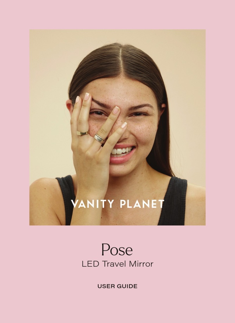 VANITY PLANET Pose Manuel utilisateur VANITY PLANET Pose Manuel utilisateur