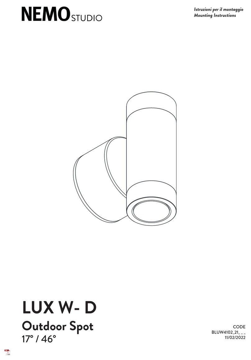 Nemo Studio LUX W-D Manuel utilisateur