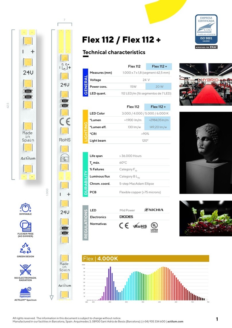 Actilum Flex 112 Manuel utilisateur
