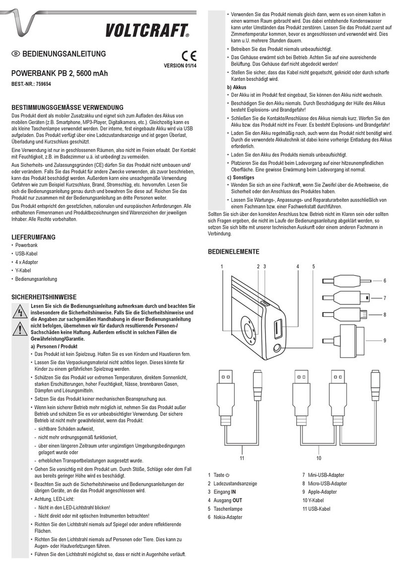 VOLTCRAFT 759654 Manuel utilisateur