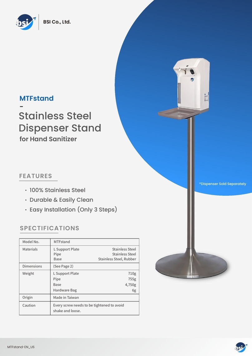 BSi MTFstand Manuel utilisateur