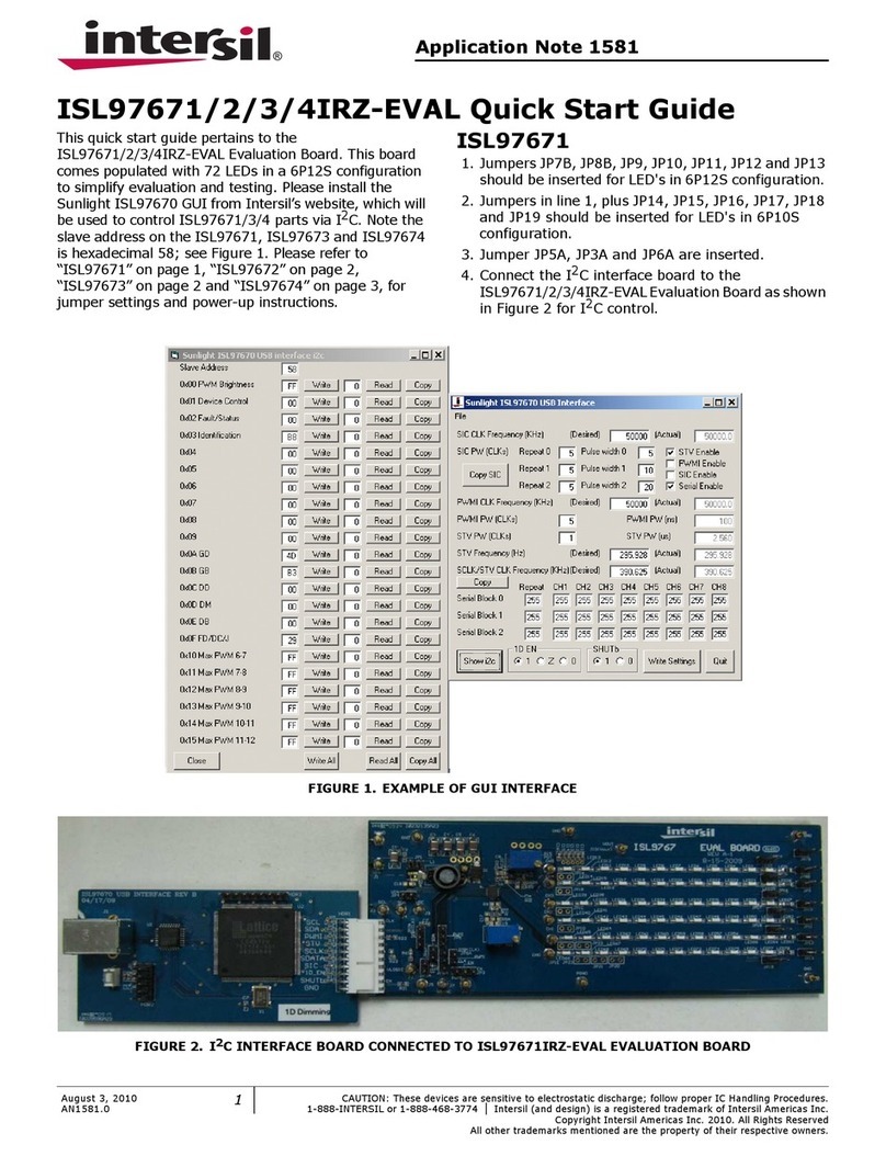 Intersil ISL97671 Manuel utilisateur