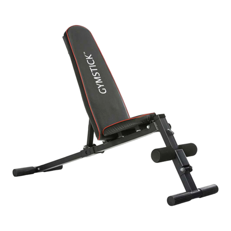 Gymstick MULTI BENCH Manuel utilisateur