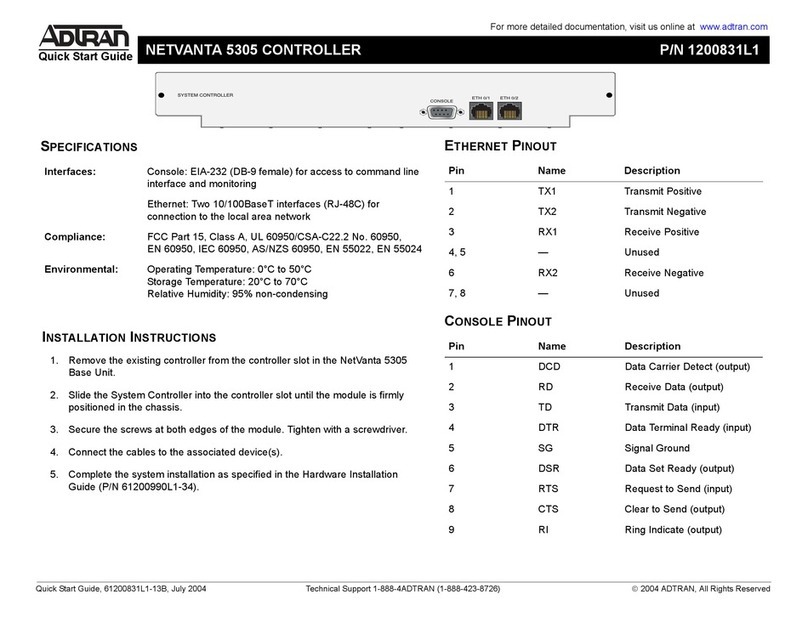 ADTRAN NetVanta 5305 Manuel utilisateur