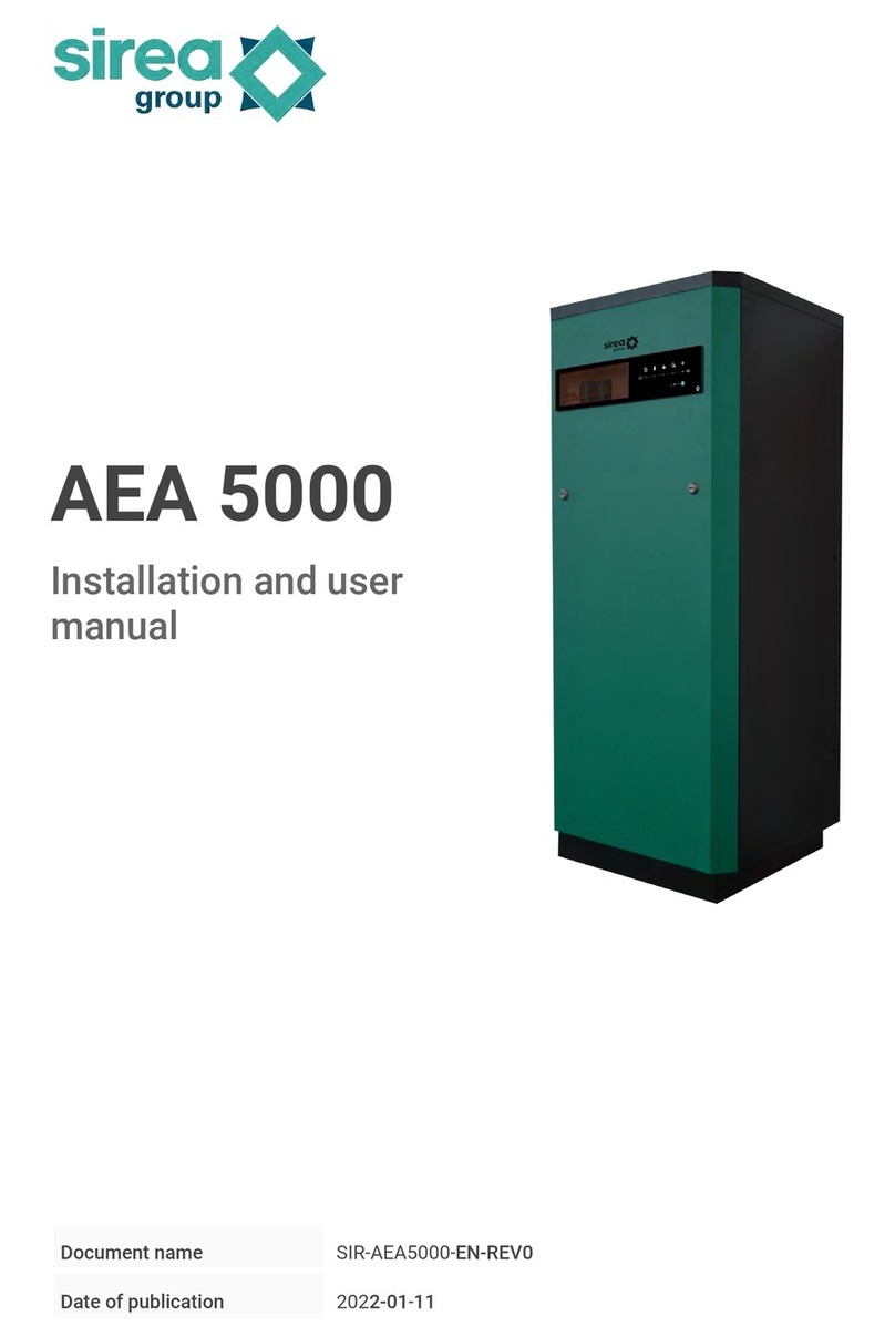 sirea AEA 5000 Manuel utilisateur
