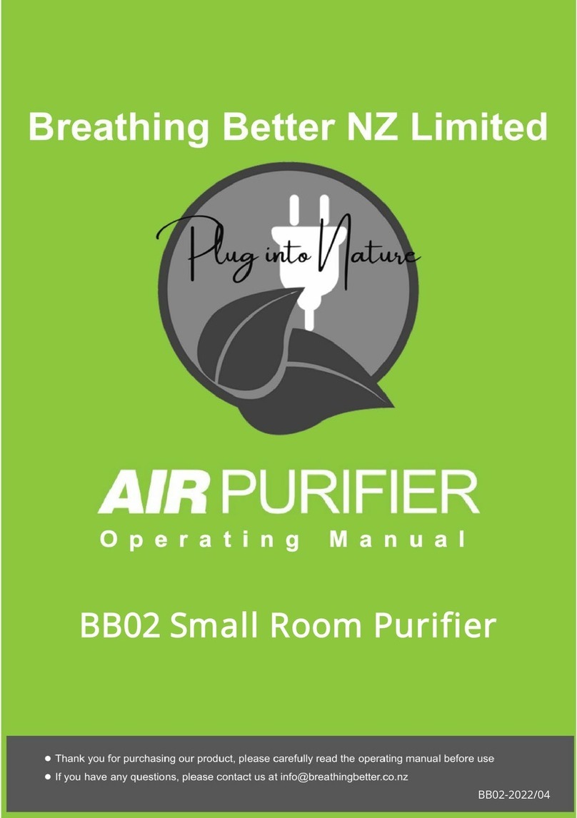 Breathing Better NZ BB02 Manuel utilisateur Breathing Better NZ BB02 Manuel utilisateur