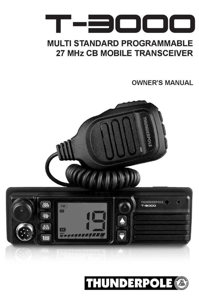 THUNDERPOLE T-3000 Manuel utilisateur