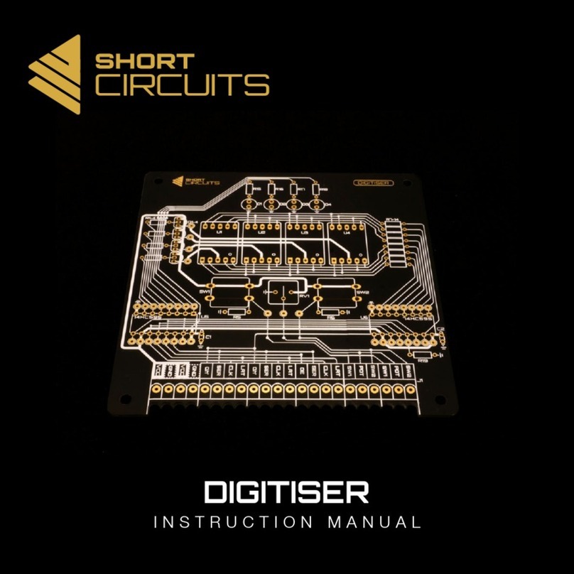 short circuits DIGITISER Manuel utilisateur