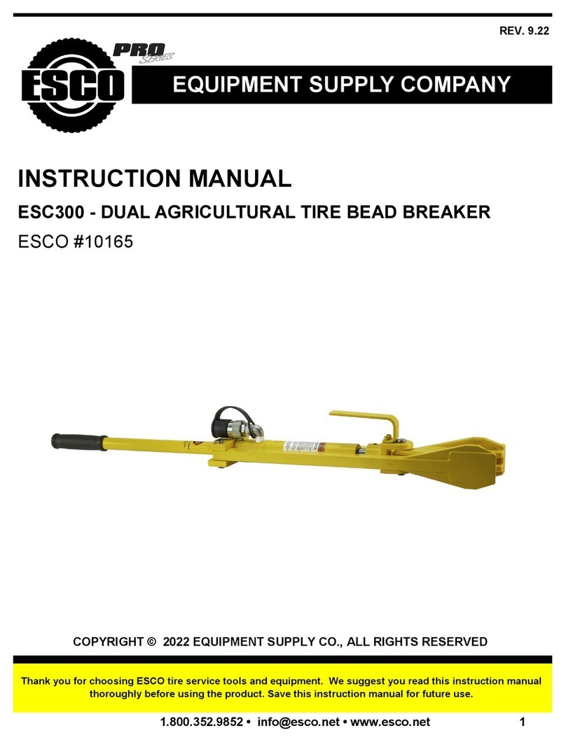 Esco Pro Series Manuel utilisateur