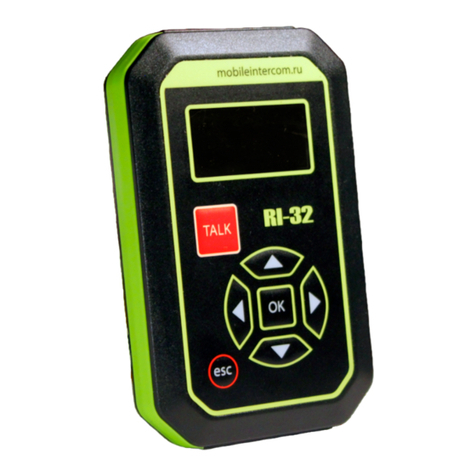 MOBILE INTERCOM RI-32 Manuel utilisateur
