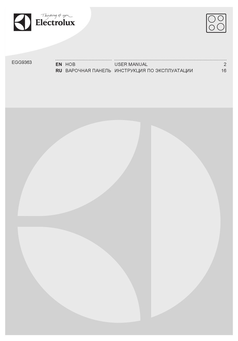 Electrolux EGG 9363 Manuel utilisateur