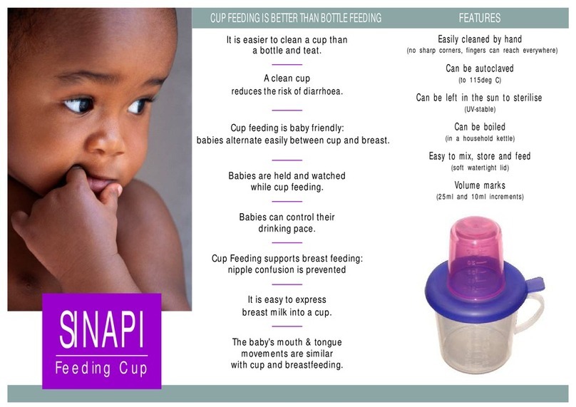Sinapi Feeding Cup Manuel utilisateur