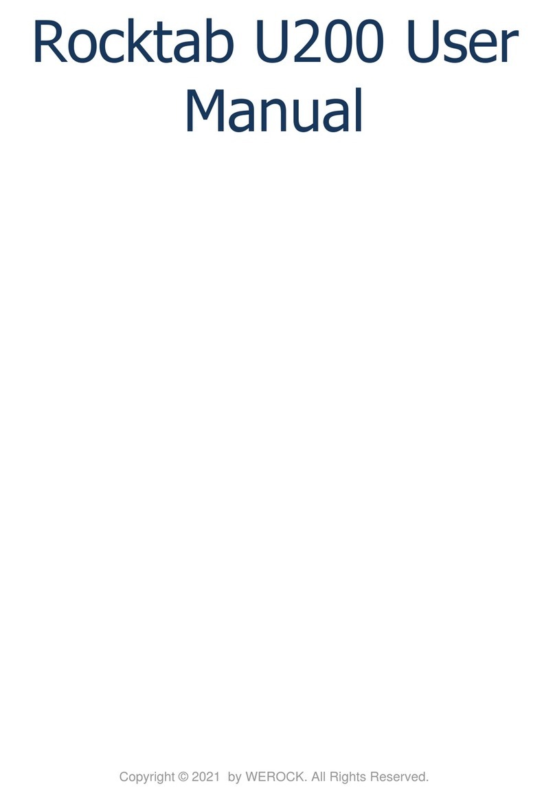 Werock Rocktab U200 Manuel utilisateur