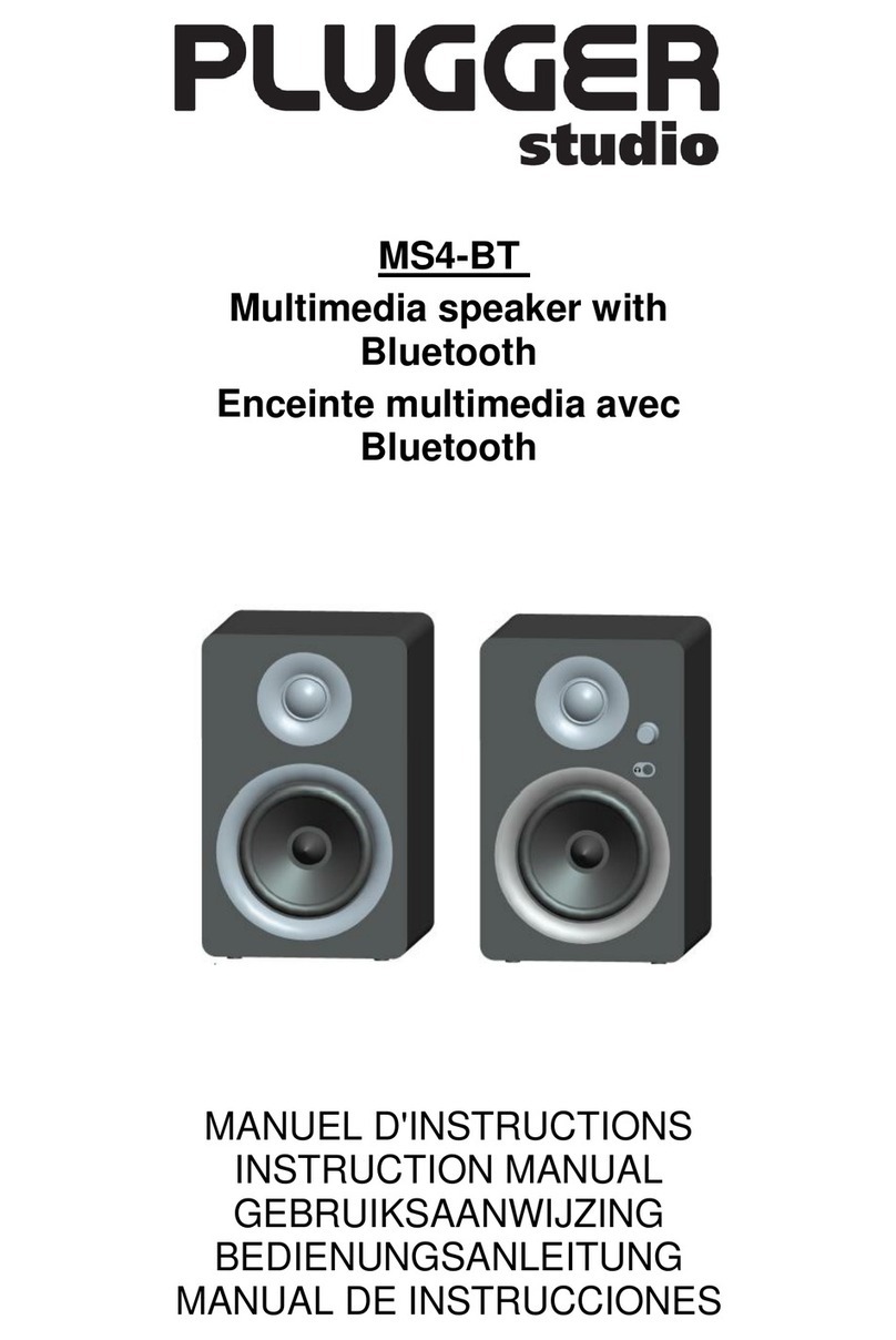 PLUGGER STUDIO MS4-BT Manuel utilisateur