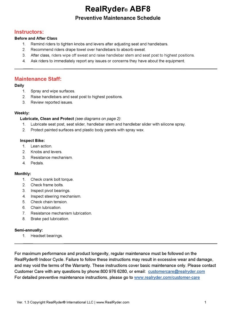RealRyder ABF8 Instructions d'utilisation