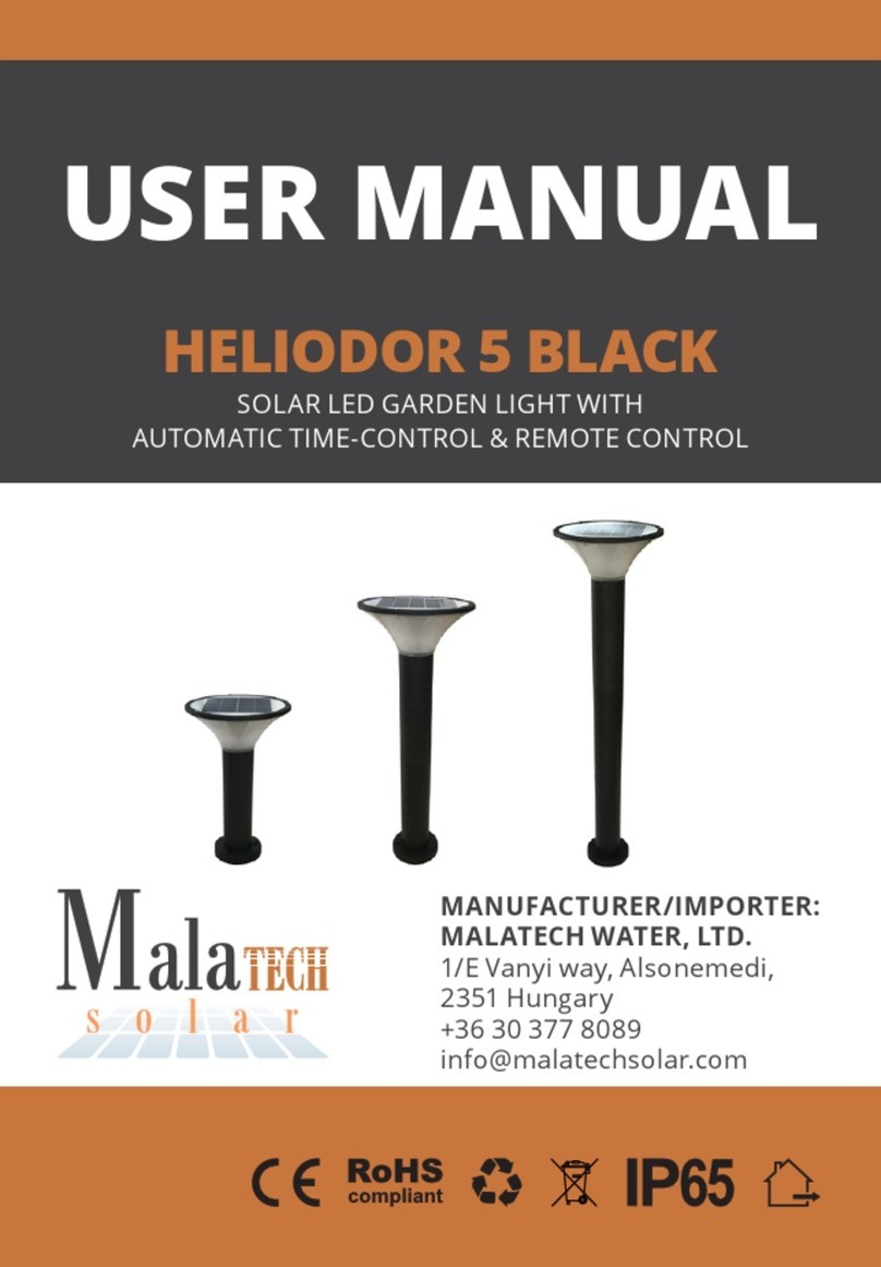 Malatech HELIODOR 5 BLACK Manuel utilisateur Malatech HELIODOR 5 BLACK Manuel utilisateur