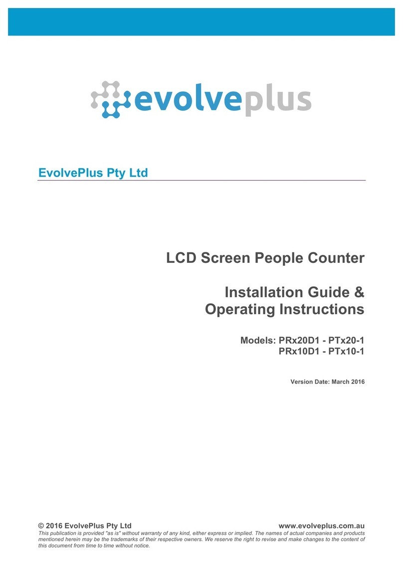 EvolvePlus PRx20D1 Mode d'emploi