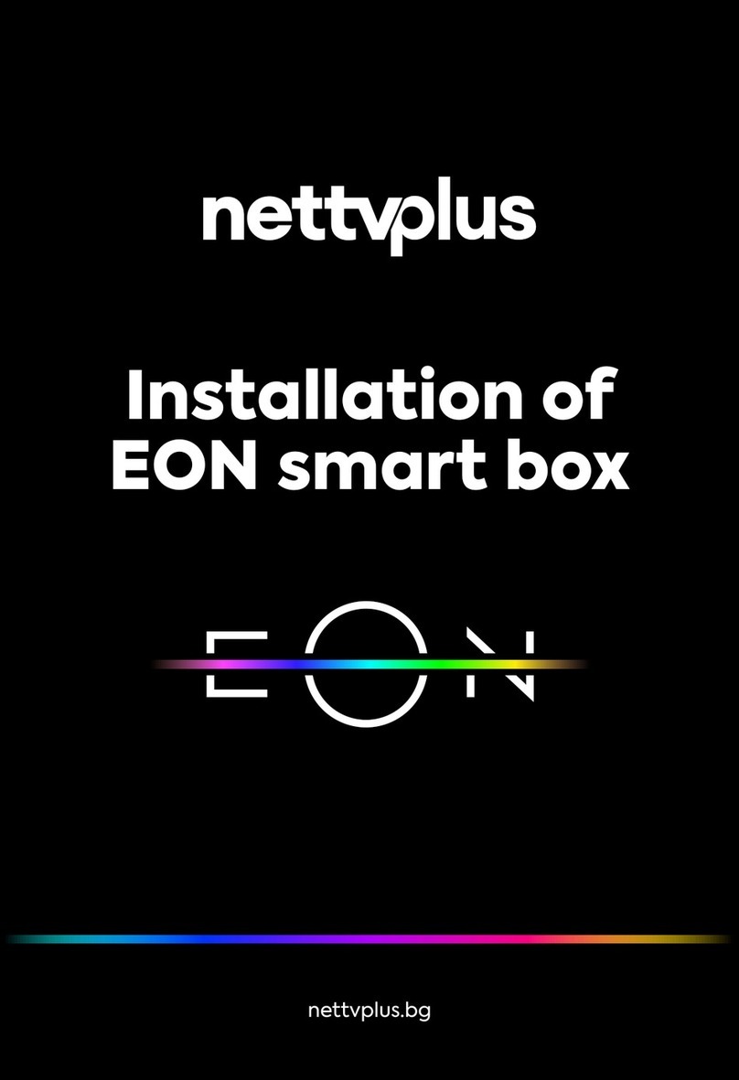 NETTVPLUS EON Smart Box Manuel utilisateur