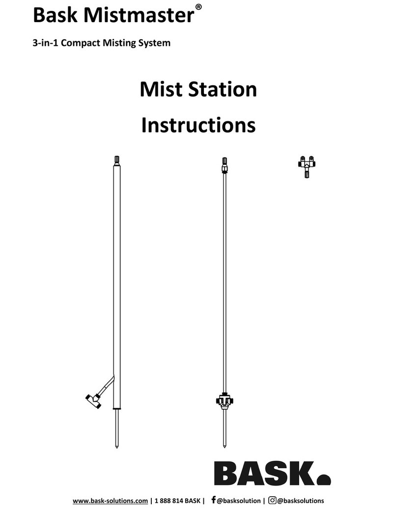 Bask Mistmaster 3-in-1 Compact Misting System Manuel utilisateur